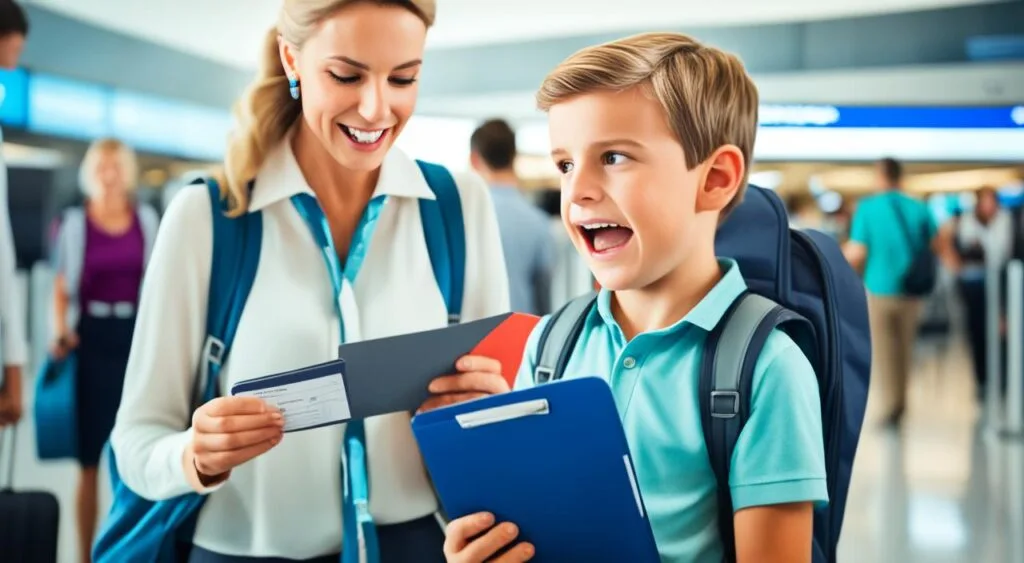 Normas para menores viajando desacompanhados