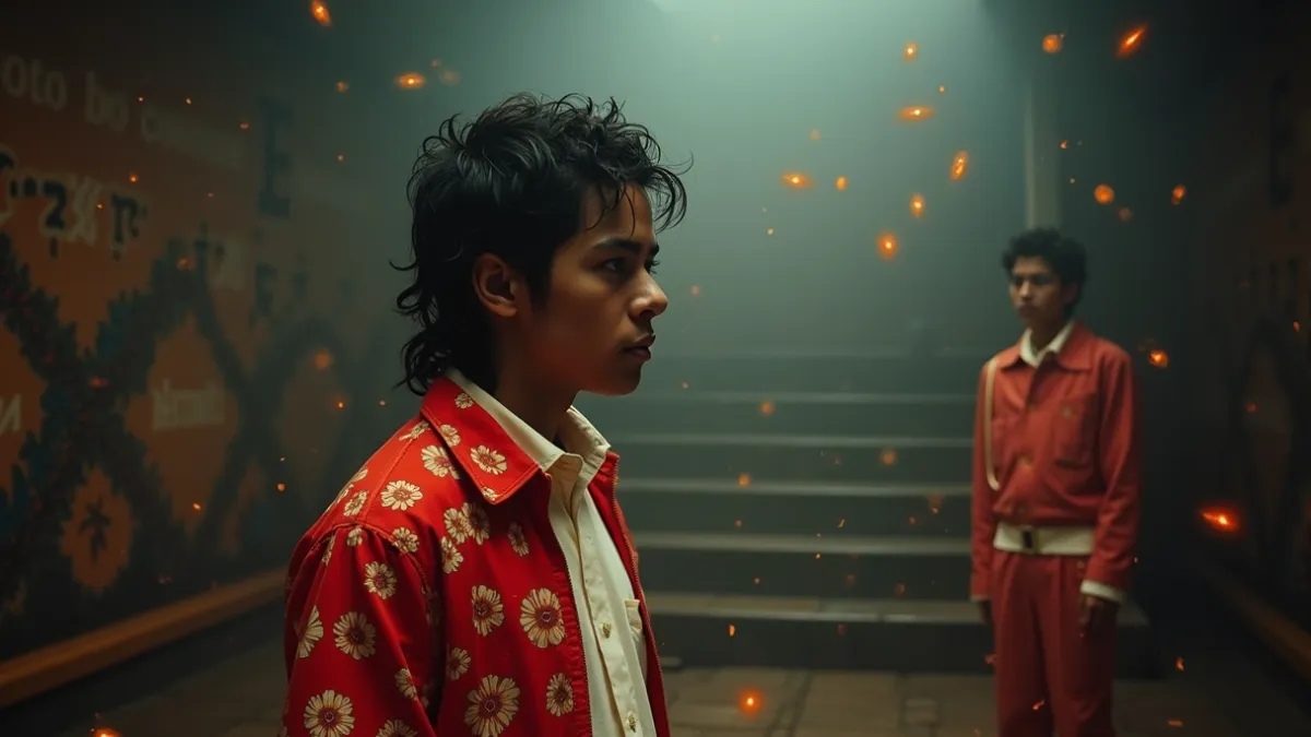 Como o figurino do filme de Michael Jackson foi recriado