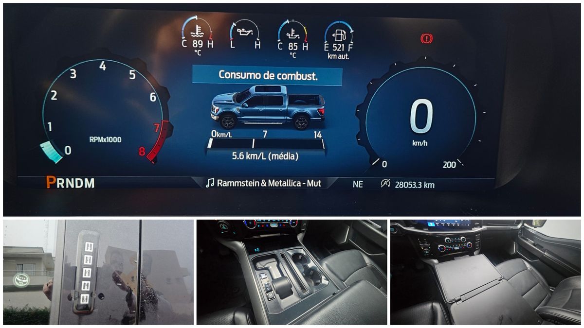 Brazil discovers 8 hidden tech features in Ford F-150 Lariat Black