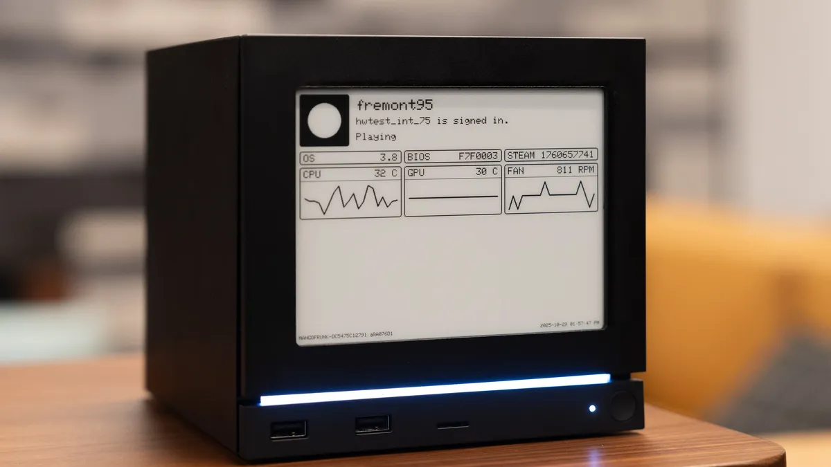 Valve libera projeto de tela e-ink para Steam Machine