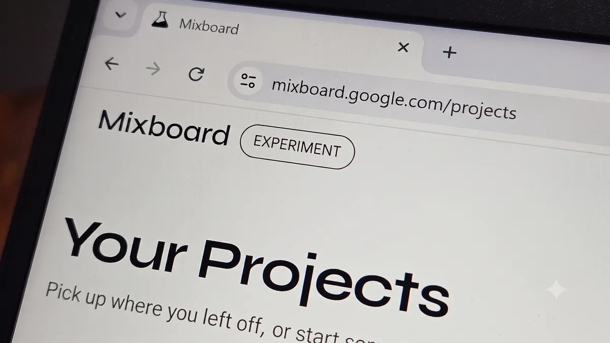 Google Mixboard: rival do Pinterest com IA chega ao Brasil