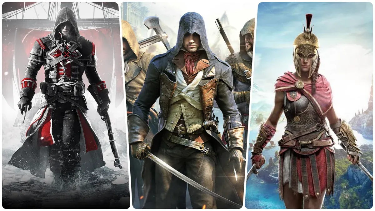 Os 5 piores jogos da franquia Assassin's Creed 1 Os 5 piores jogos da franquia Assassin's Creed
