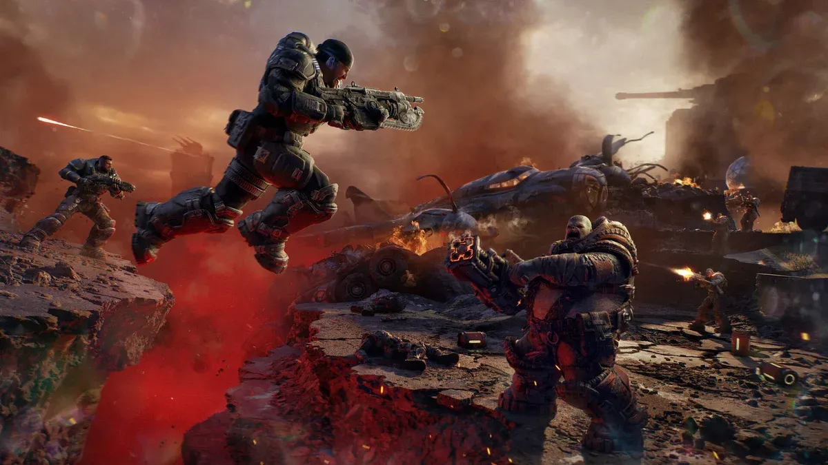 Gears of War E-Day: otimização impecável na Unreal Engine 5 1 Gears of War E-Day: otimização impecável na Unreal Engine 5