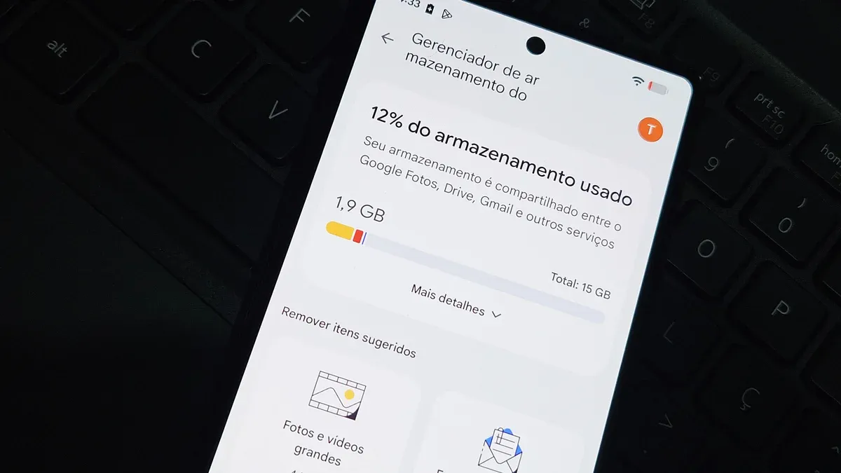 Ajuste no Android libera dezenas de GB na conta Google; veja 1 Ajuste no Android libera dezenas de GB na conta Google; veja