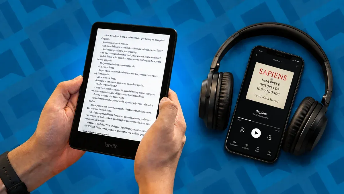 E-book ou audiobook: qual favorece a concentração?