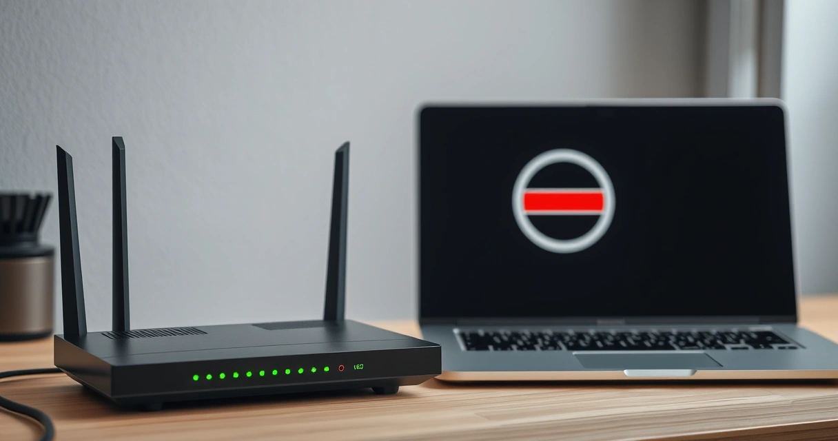 roteador de internet com luzes acesas ao lado da televisão da sala